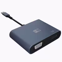هاب آداپتور تایپ سی هیتز مدل HEATZ ZT54 Type C To HDMI/VGA Adapter