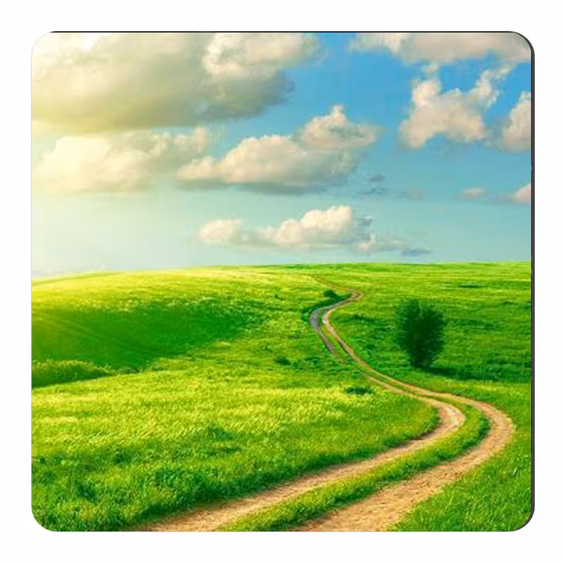 مگنت طرح دشت سبز و تک درخت کد NIM2189