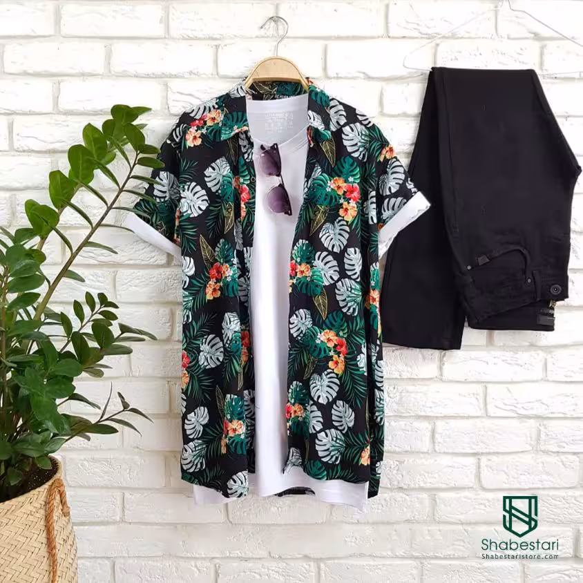 پیراهن هاوایی کد90039