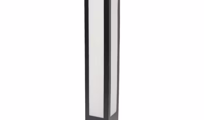 چراغ 80 سانت چمنی مکعب مربع با دو عدد سرپیچ E27 کد SR-80