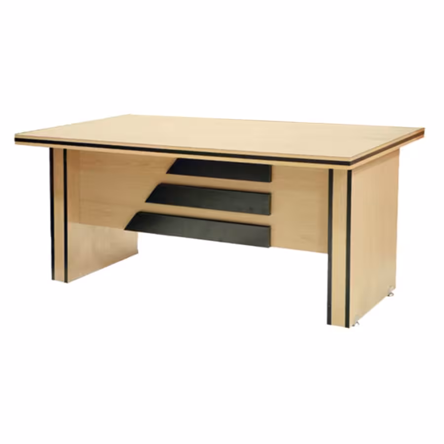 میز کارمندی ملامینه خط دار