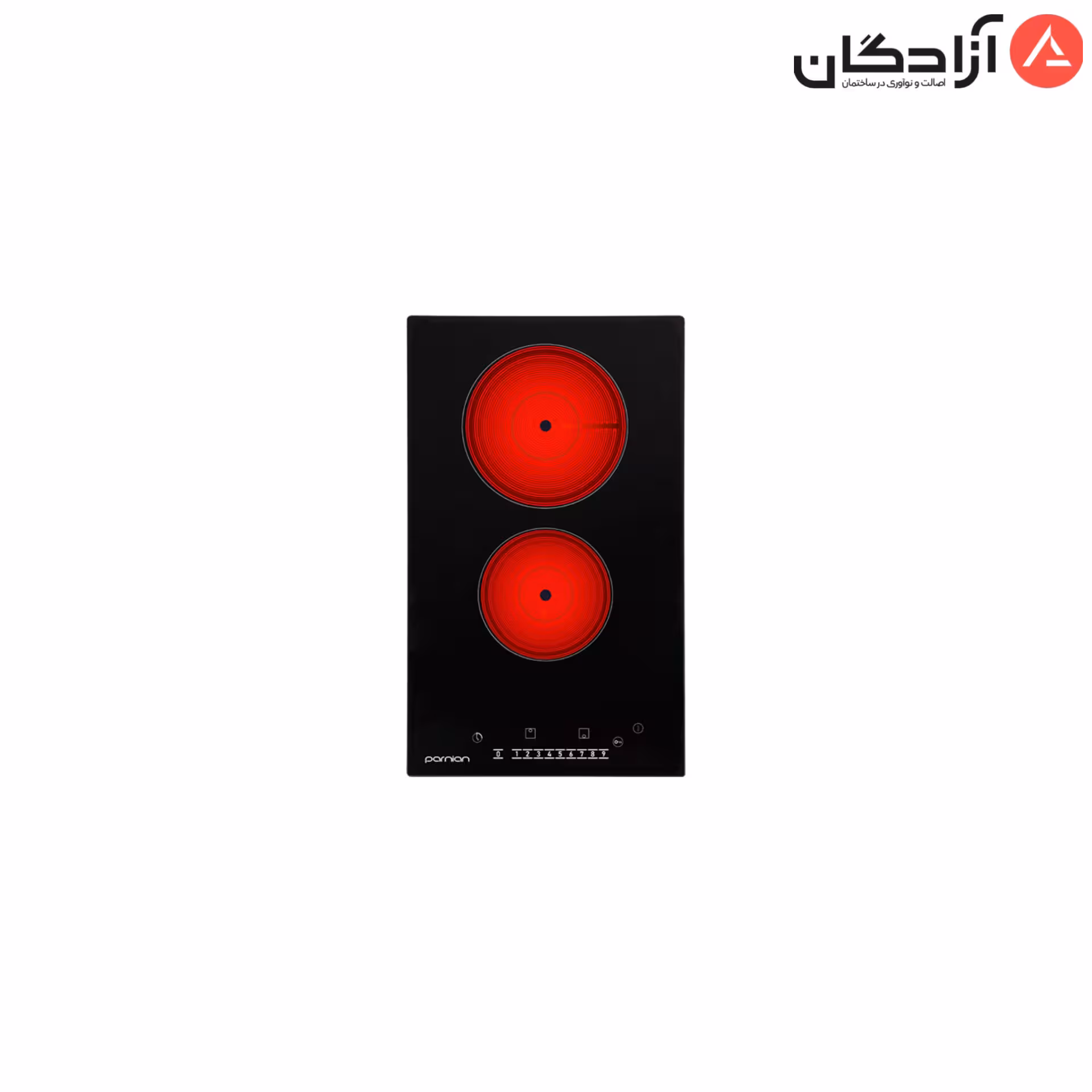 اجاق گاز شیشه ای پرنیان استیل PB2221