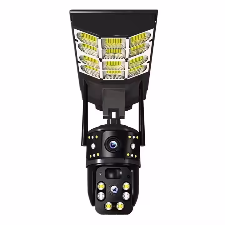چراغ خیابانی دوربین دار خورشیدی سیمکارت خور مدل LD001-G V380 PRO