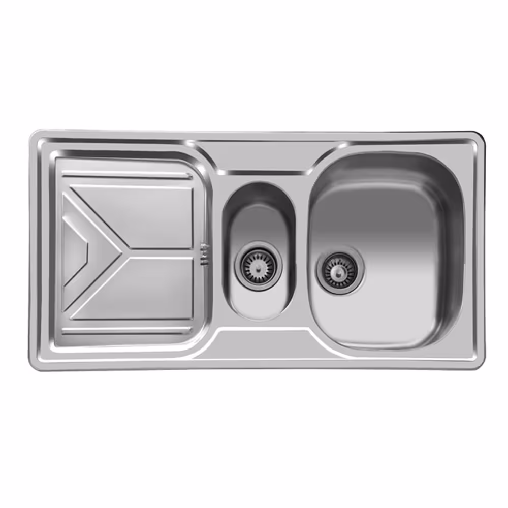 سینک استیل توکار اخوان مدل 157