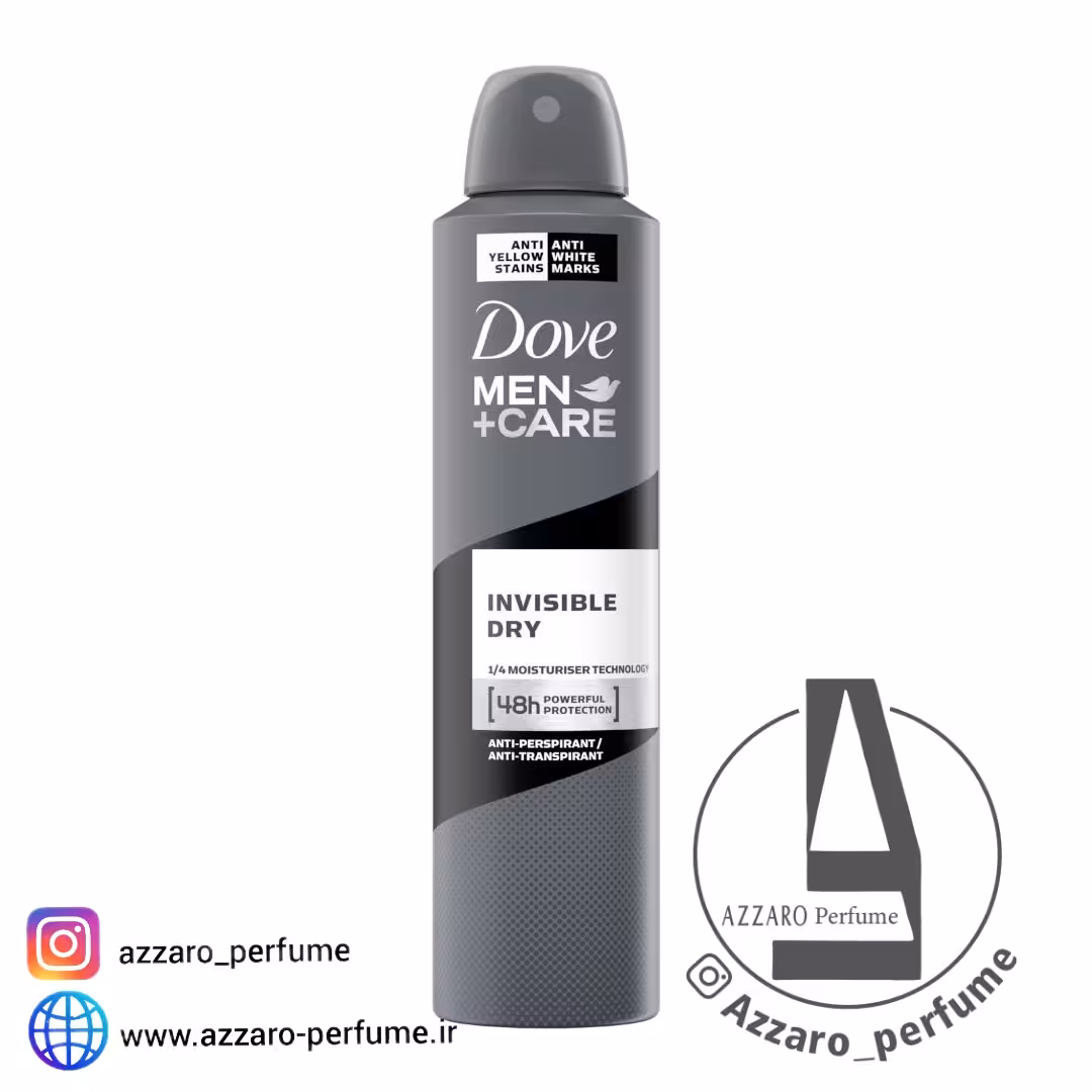اسپری ضد تعریق مردانه داو مدل Invisible Dry حجم 250 میلی لیتر
