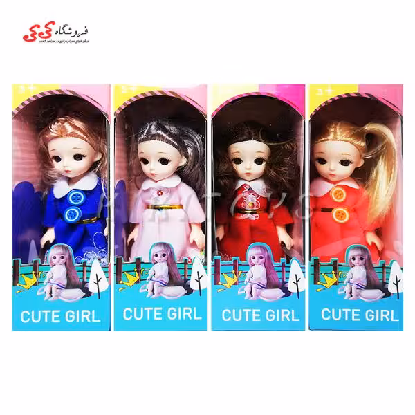 عروسک باربی اسباب بازی 4 مدل کوچک Cute Girl 2088