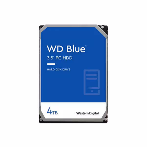 هارد اینترنال 3.5 اینچ وسترن دیجیتال آبی مدل WD30EZAX ظرفیت 4 ترابایت