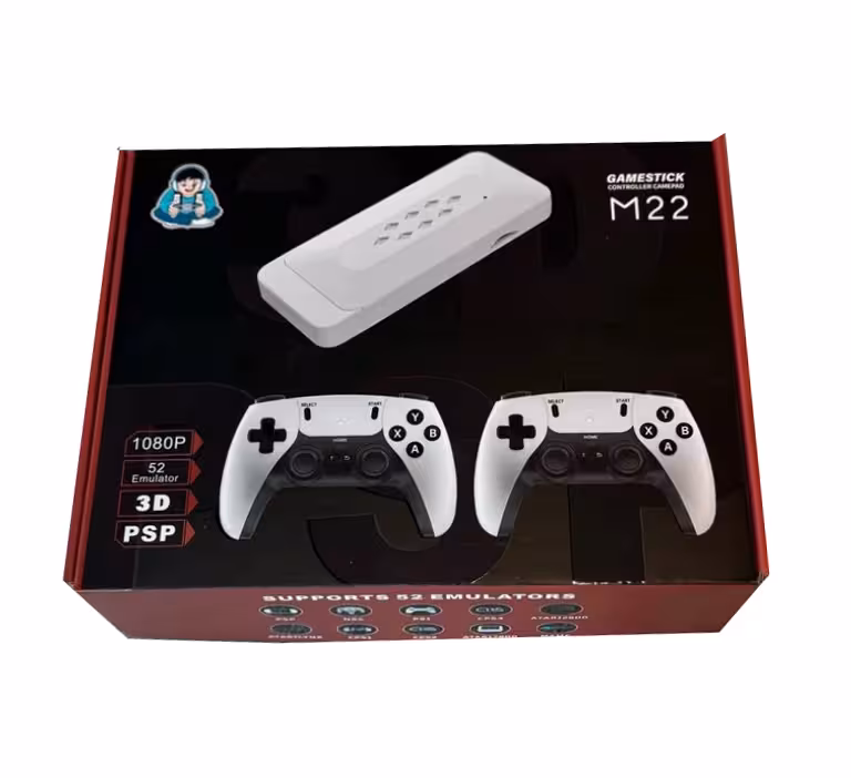 کنسول بازی Game Stick M22  (نسخه جدید و تغییر یافته-بازی های بهتر)(تک و عمده)