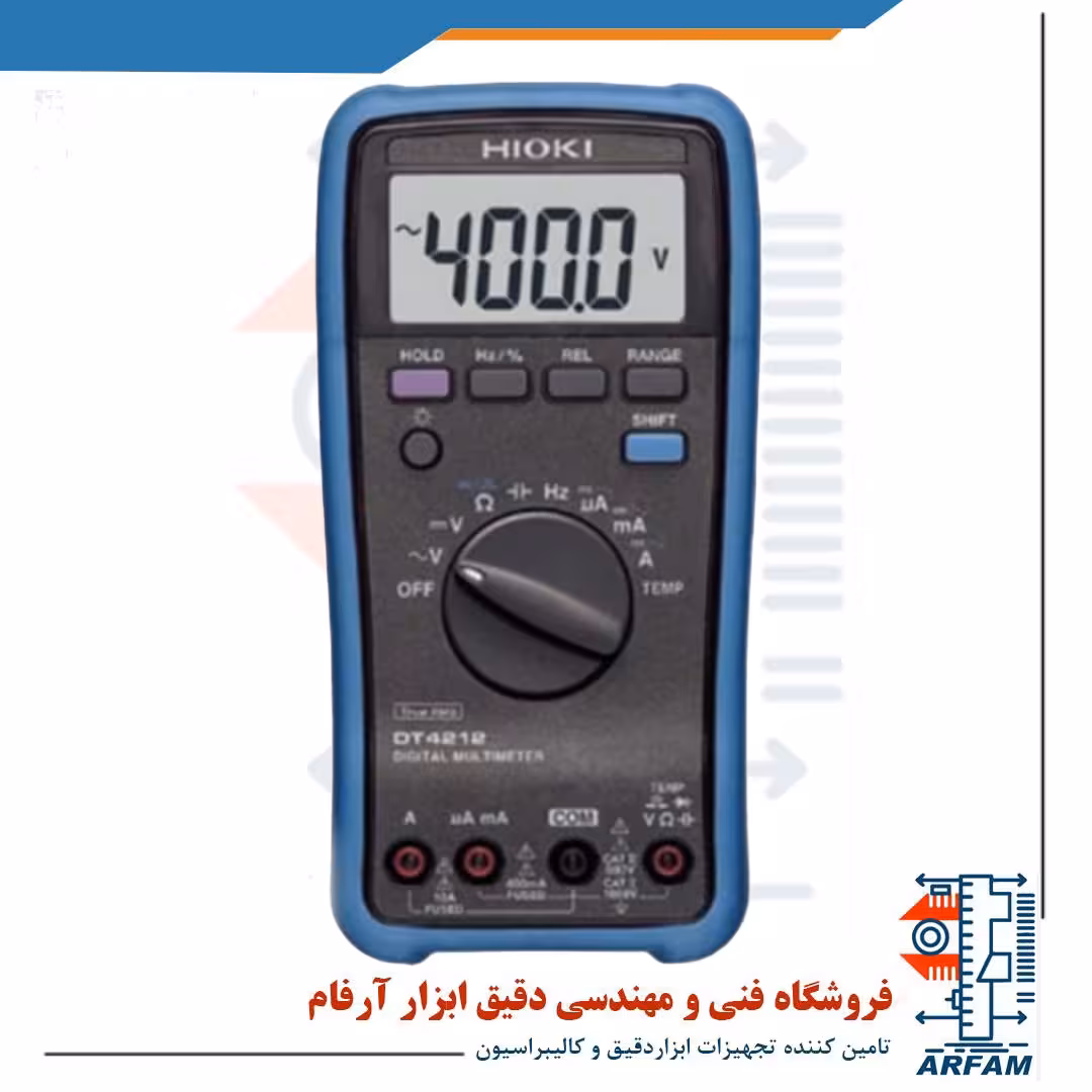 مولتی متر True RMS و دماسنج HIOKI DT4212
