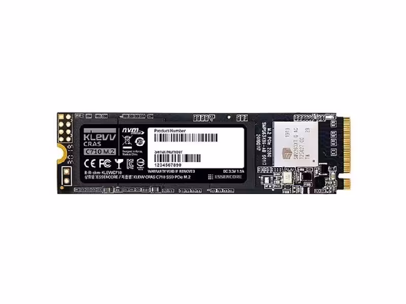 حافظه SSD اینترنال کلو مدل CRAS C710 M.2 2280 ظرفیت 512 گیگابایت | SSD Klevv CRAS C710 M.2 2280512GB