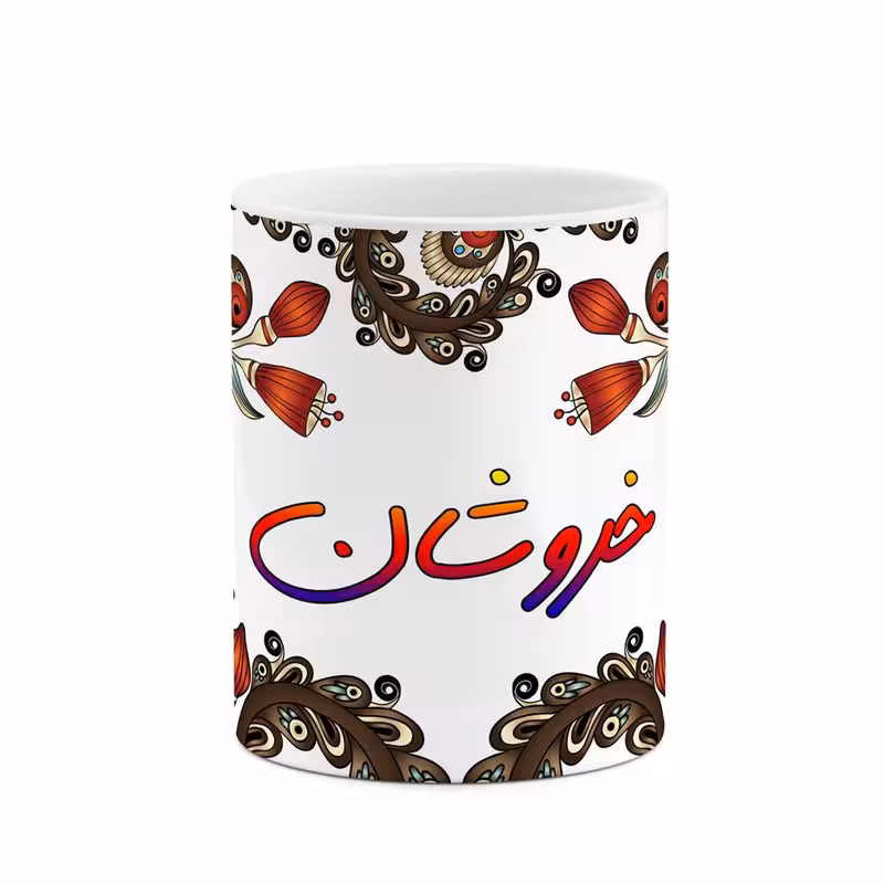 خرید ماگ-لیوان   اسم خروشان  سنتی گل و بته کد mgh44866