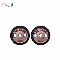 صفحه هالتر دورلاستیک MDM بسته 2عددی وزن 5 کیلوگرم