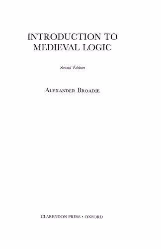 خرید و دانلود نسخه کامل کتاب Introduction to Medieval Logic