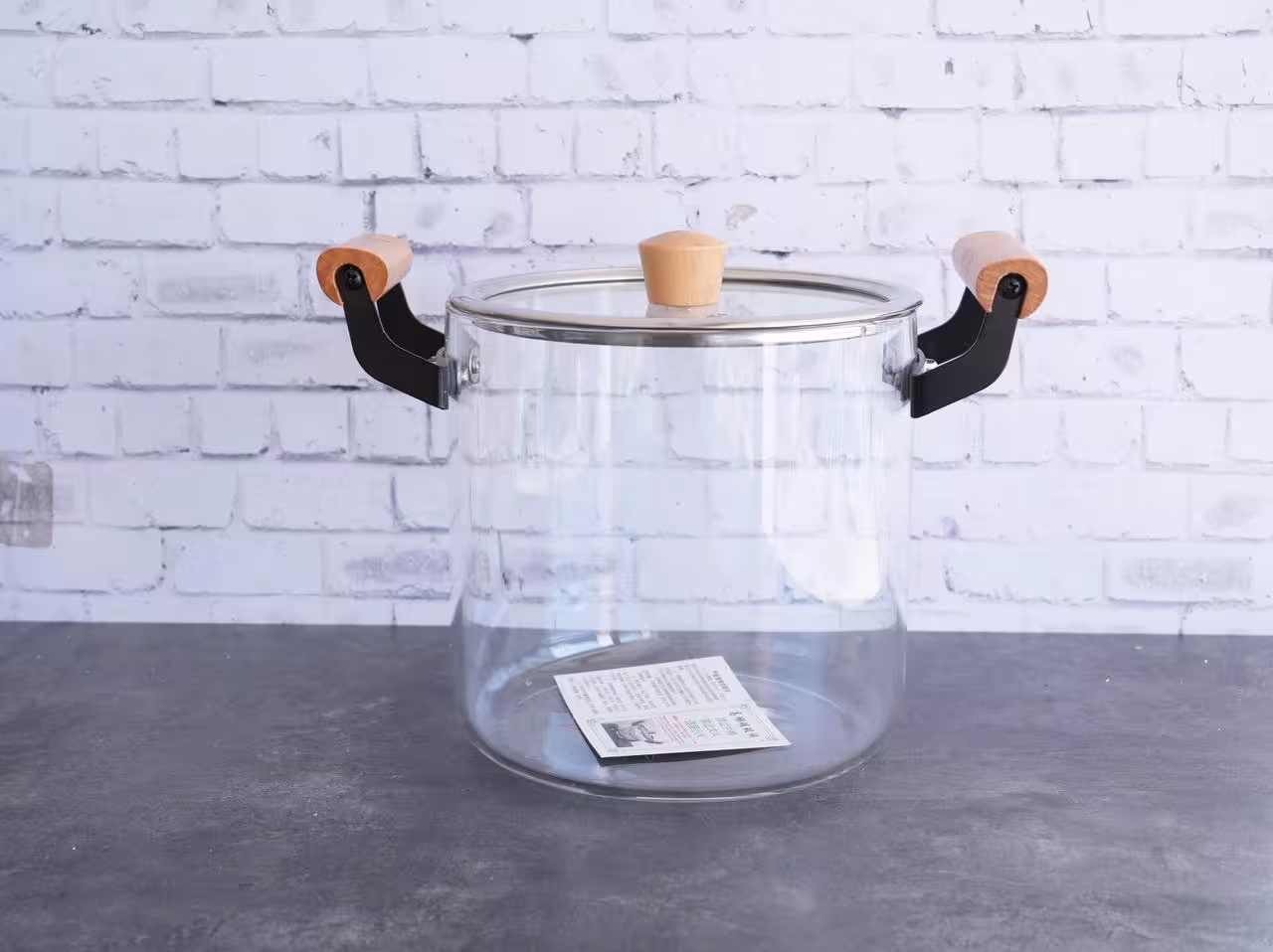 قابلمه پیرکس دسته چوب شعله مستقیم وارداتی NC21-5.5L