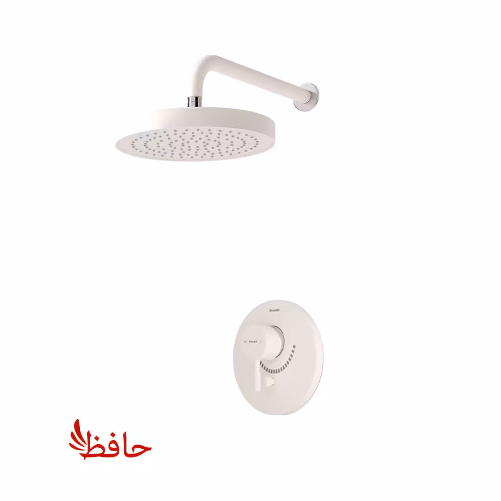 شیر حمام توکار شودر مدل مارینو شیری کروم تیپ 1