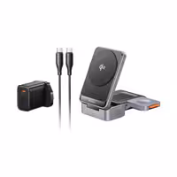 استند و شارژر وایرلس چندکاره مگنتی مک دودو CH-5192 Qi2 با امکان شارژ اپل واچ