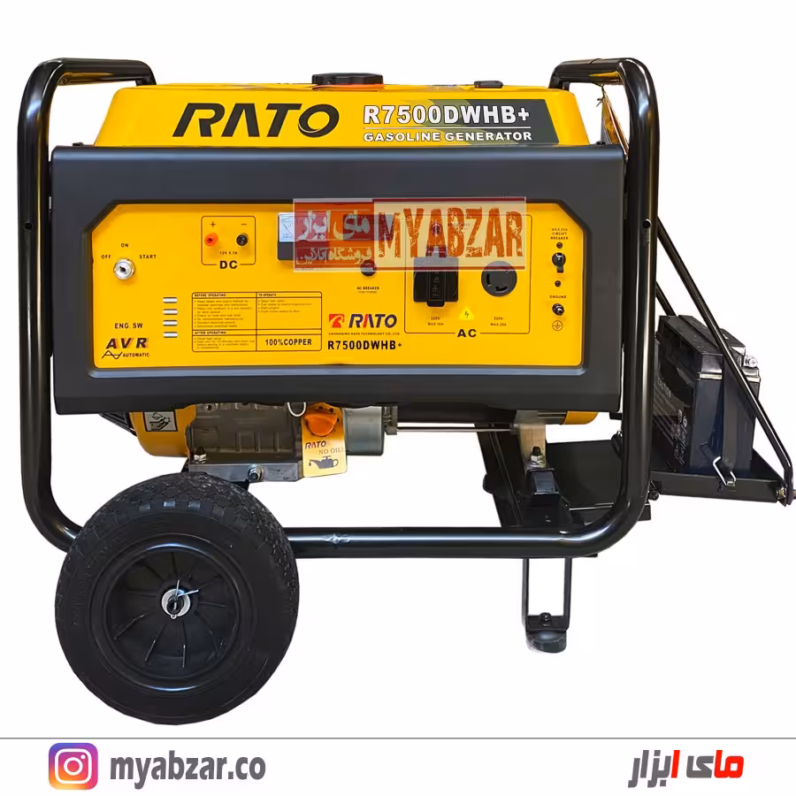 موتور برق راتو 6000 وات مدل  RATO R7500DWHB