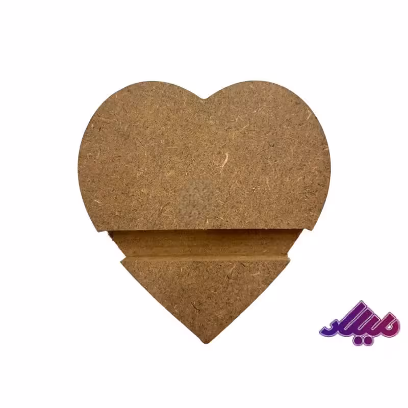 بیس MDF خام استند موبایل قلب قطر 12 سانت