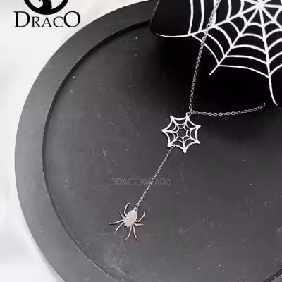 گردنبند عنکبوت و تار عنکبوت