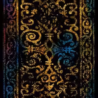 فرش تمام ابریشم  طرح واران کد HAM.194.02