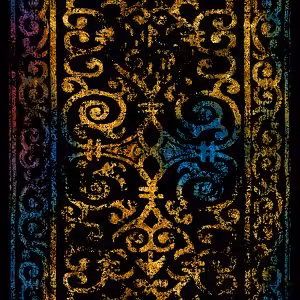 فرش تمام ابریشم  طرح واران کد HAM.194.02