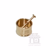 هاون یا زعفران کوب برنجی سایز 2