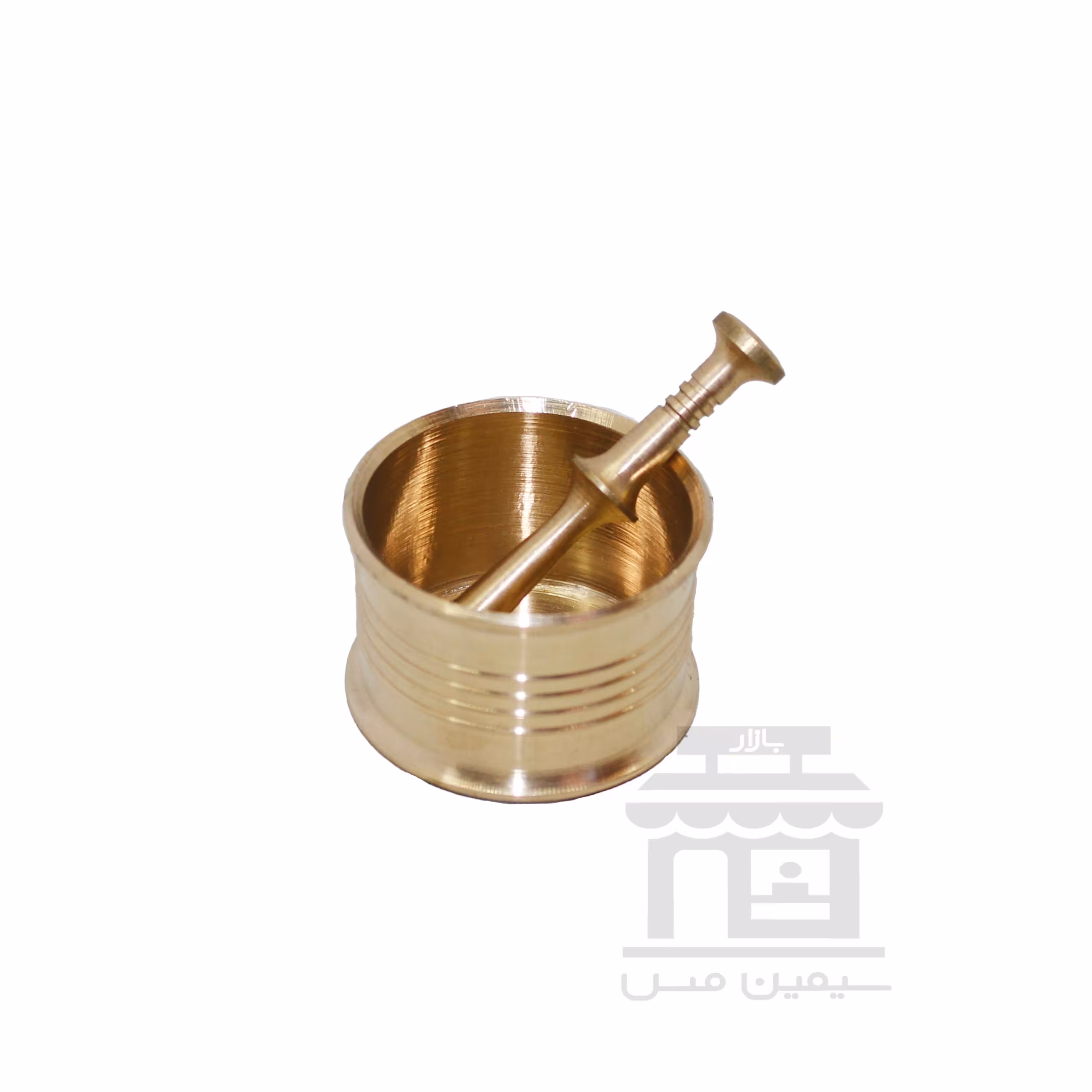 هاون یا زعفران کوب برنجی سایز 2
