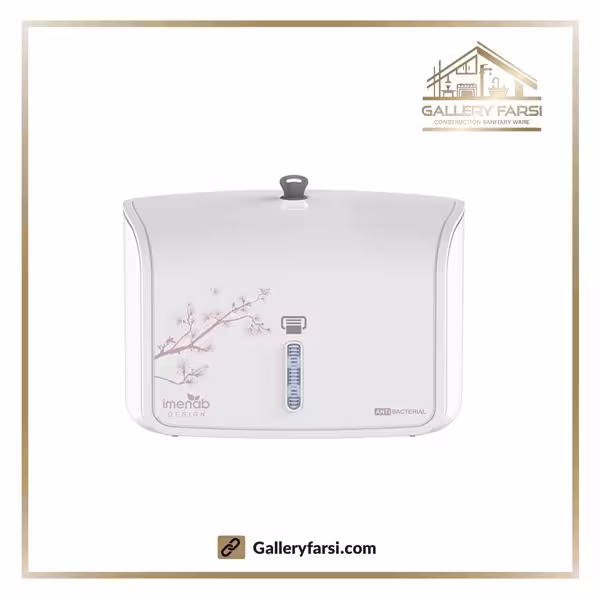 جا دستمال کاغذی ایمن آب مدل ورونا طرح شکوفه گیلاس