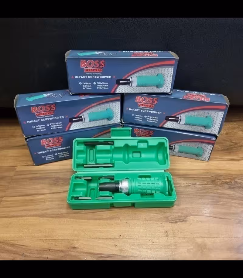 پیچ گوشتی ضربه خور (تقه خور) باس مدل 4008