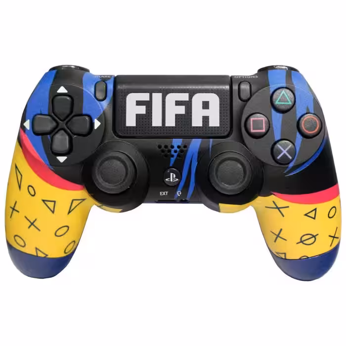 خرید دوال شاک ps4 طرح Fifa yellow های کپی