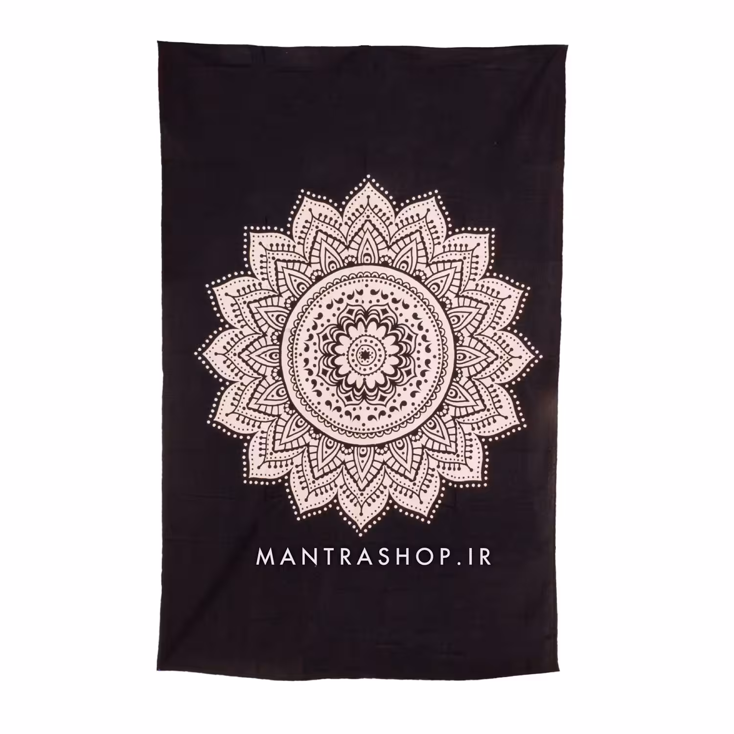 بکدراپ تپستری هندی طرح لوتوس (رو تختی یک نفره) کد 191