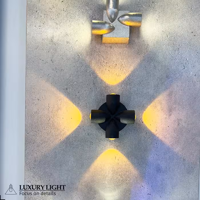 چراغ چهار طرفه موشکی با لنز محدب