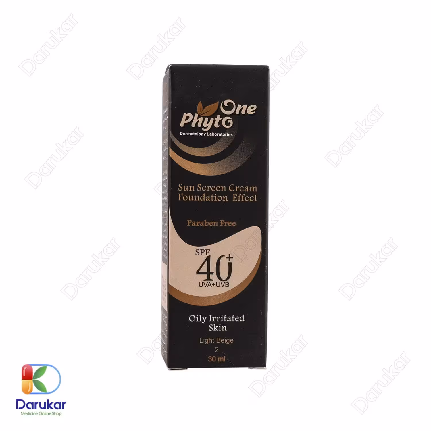 ضد آفتاب کرم پودری پوست چرب و حساس فیتووان SPF40