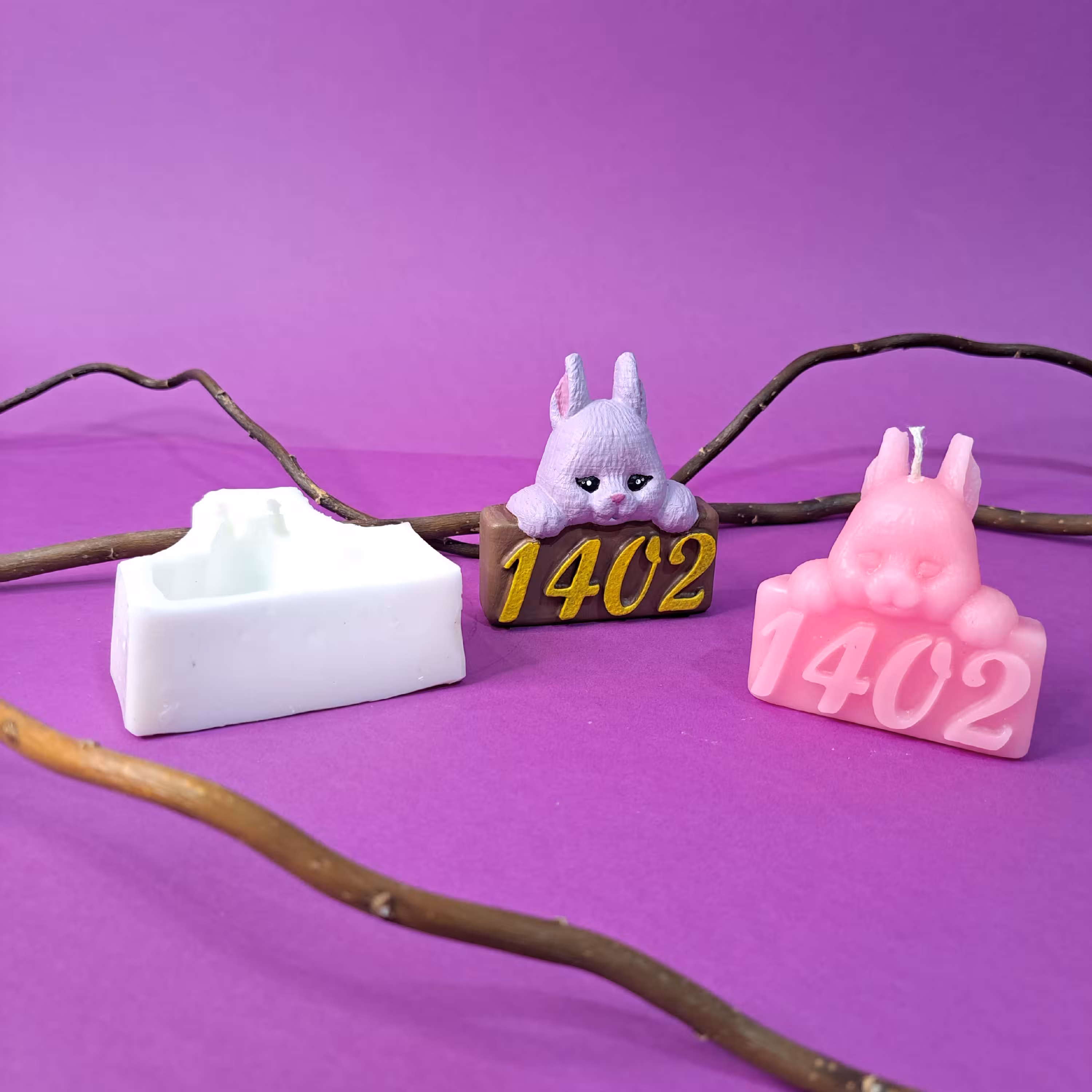 قالب خرگوش نماد سال 1402  با بهترین کیفیت بدون حباب و کاملا نرم و منعطف