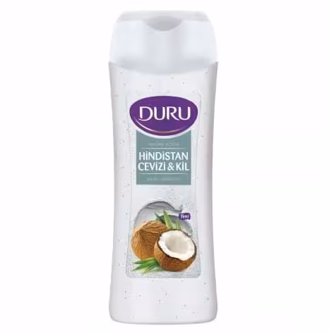 شامپو بدن دورو DURU حاوی خاک رس و روغن نارگیل حجم 450 میل