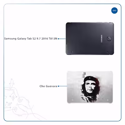 برچسب پوششی ماهوت مدل Che-Guevara مناسب برای تبلت سامسونگ Galaxy Tab S2 9.7 2016 T813N