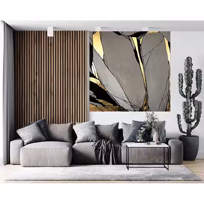 تابلو نقاشی اکریلیک طرح انتزاعی مدل پروانه کد A7014