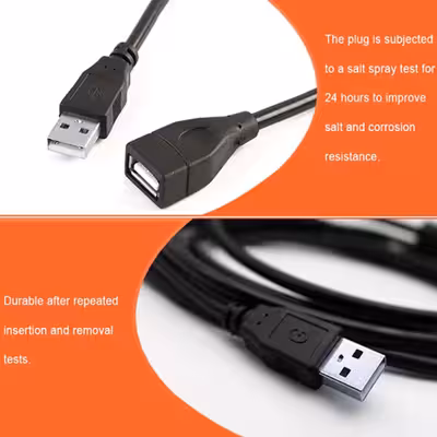  کابل افزایش طول USB 2.0 تی سی تراست مدل TC-U2CF30 طول 3 متر