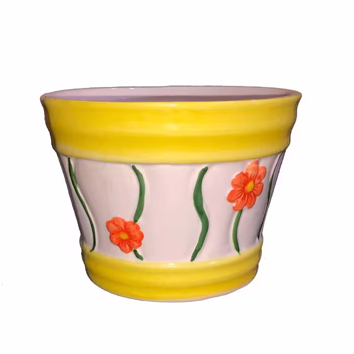 گلدان دکوری طرح گل کد 46
