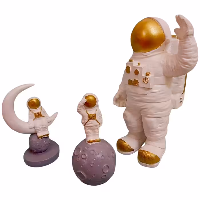 مجسمه مدل فضانوردان مجموعه 3 عددی