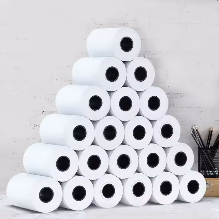 کاغذ پرینتر حرارتی مدل POS بسته 80 عددی