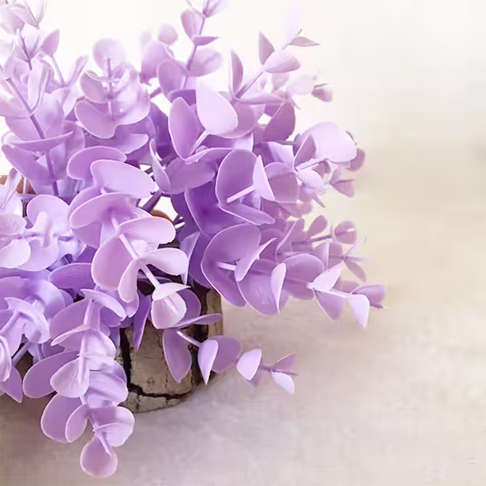 گل مصنوعی مدل برگ شمشاد کد 686 بسته 10 عددی 