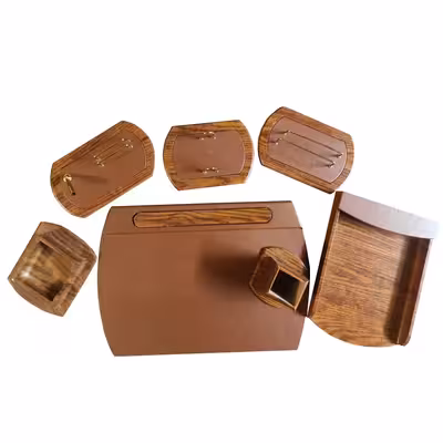  ست لوازم اداری رومیزی مدل A7707Z مجموعه 7 عددی