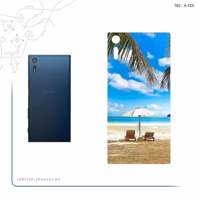 برچسب پوششی ماهوت مدل Beach مناسب برای گوشی موبایل سونی Xperia XZ