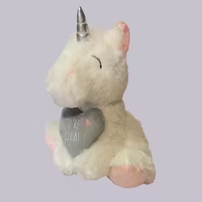 عروسک طرح اسب تک شاخ یونیکورن مدل You are Magical کد SZ9/595 ارتفاع 27 سانتی‌متر