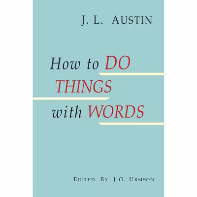 کتاب How to Do Things with Words اثر J O Urmson انتشارات Martino Fine Books