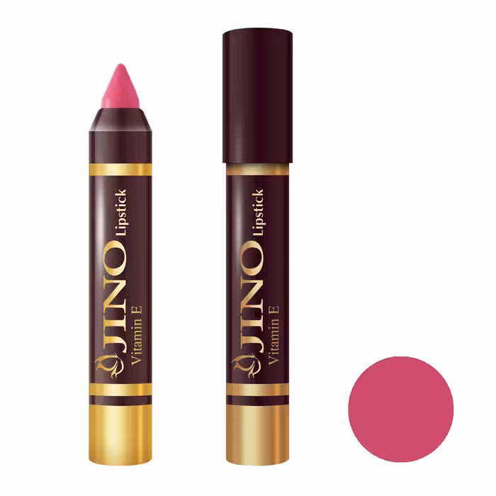  رژ لب مدادی ژینو مدل JIS1 مجموعه 6 عددی