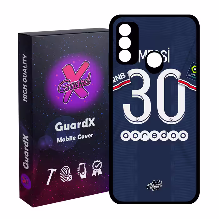 کاور گارد ایکس طرح Messi مدل Glass50356 مناسب برای گوشی موبایل هوآوی P Smart 2020