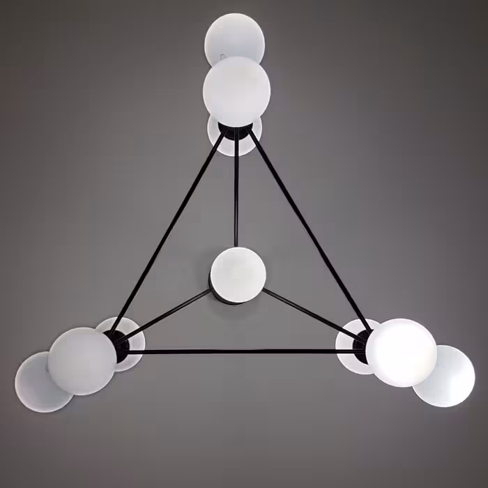 لوستر مدل مدرن طرح مولکولی کد 001