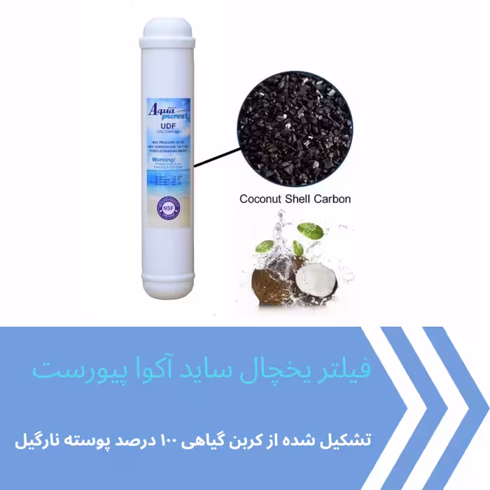 فیلتر یخچال ساید بای ساید آکوا پیورست مدل G-2500 مجموعه 2 عددی